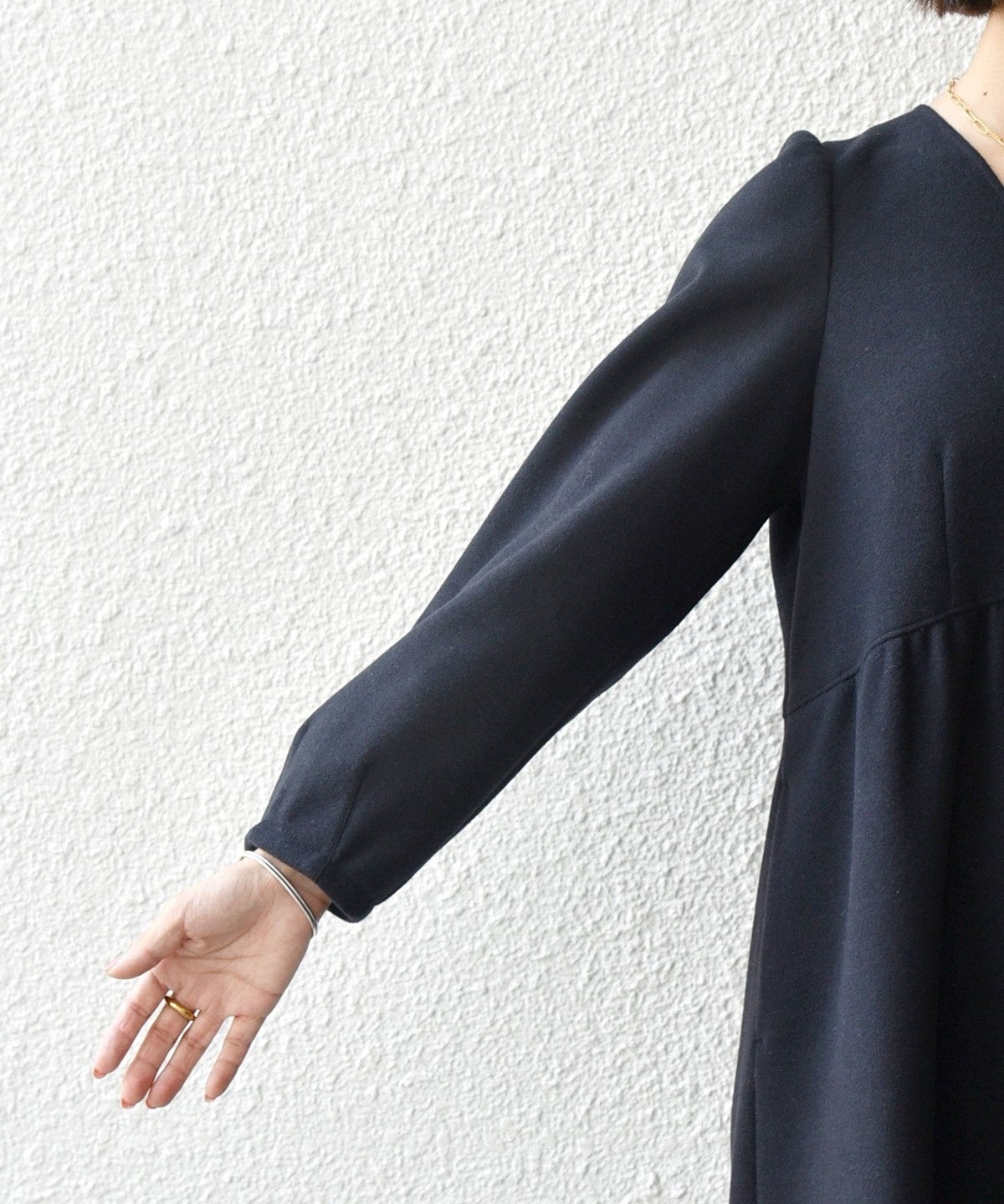 SHIPS any: エア ニードル ラップ デザイン ワンピース