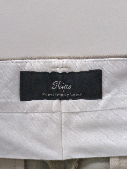SHIPS Primary Navy Label:〈手洗い可能〉マーベルト パンツ