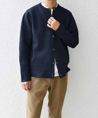 SHIPS any: 〈手洗い可能〉ミラノリブ クルーネック カーディガン 24FW