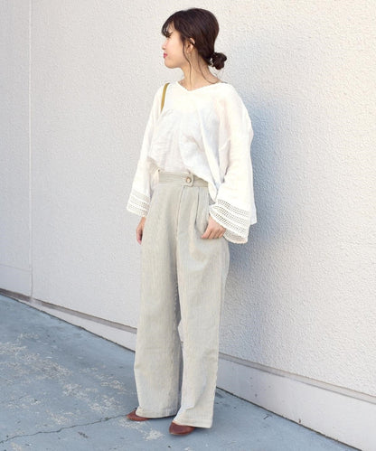 liflattie ships:コードレーンスラントパンツ