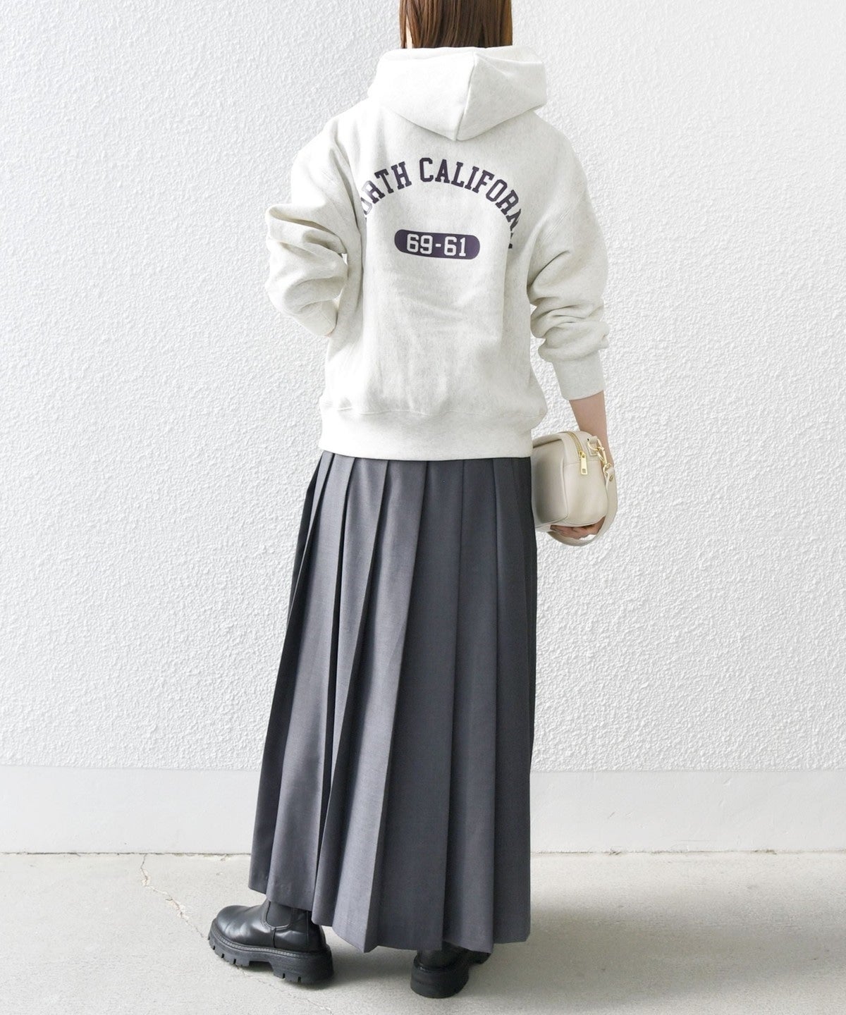 SHIPS any: ウーステッド ワイド プリーツ マキシ スカート 2