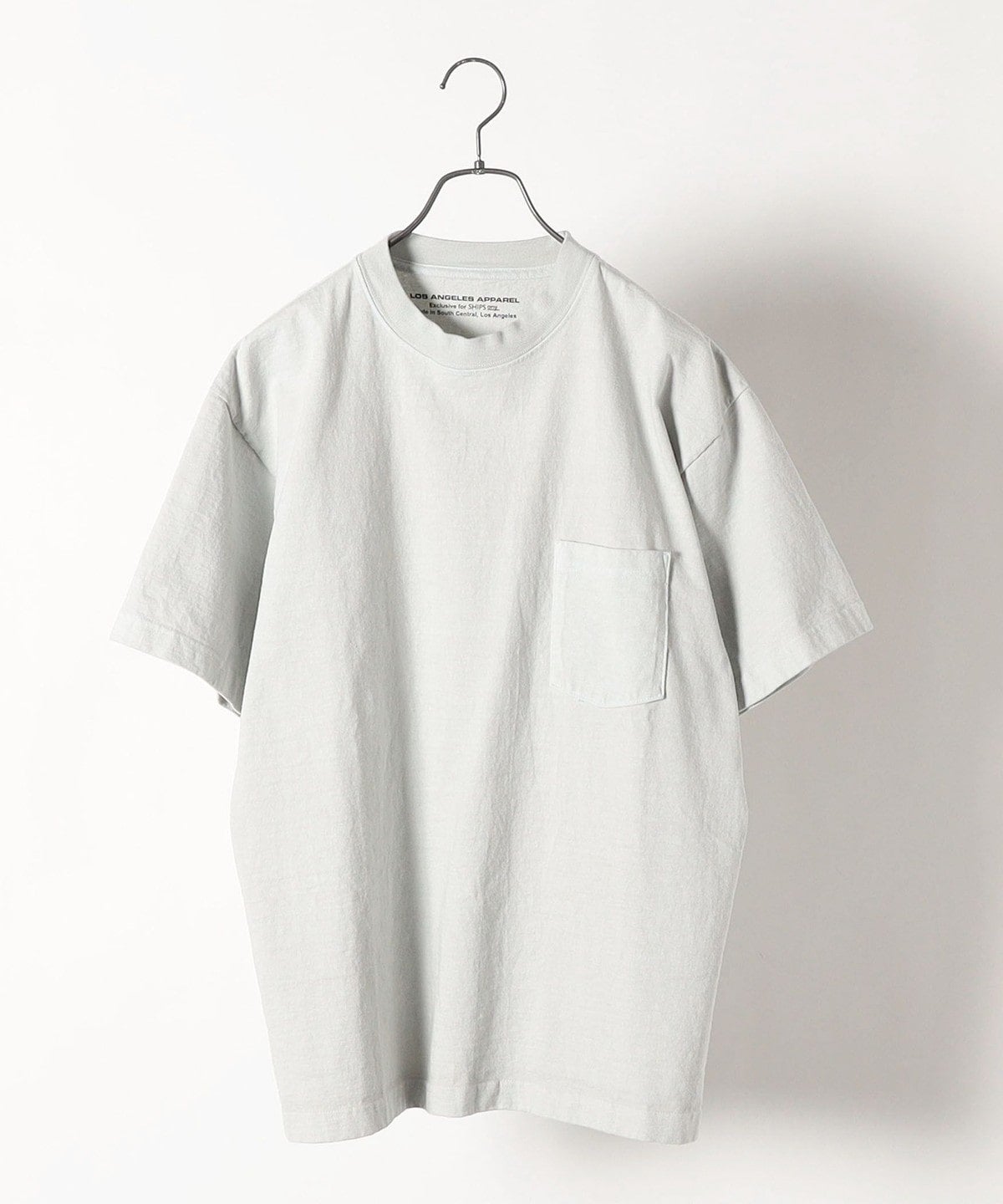 【SHIPS any別注】LOS ANGELES APPAREL: 8.5oz ヘビーウェイト ポケット Tシャツ  21SS