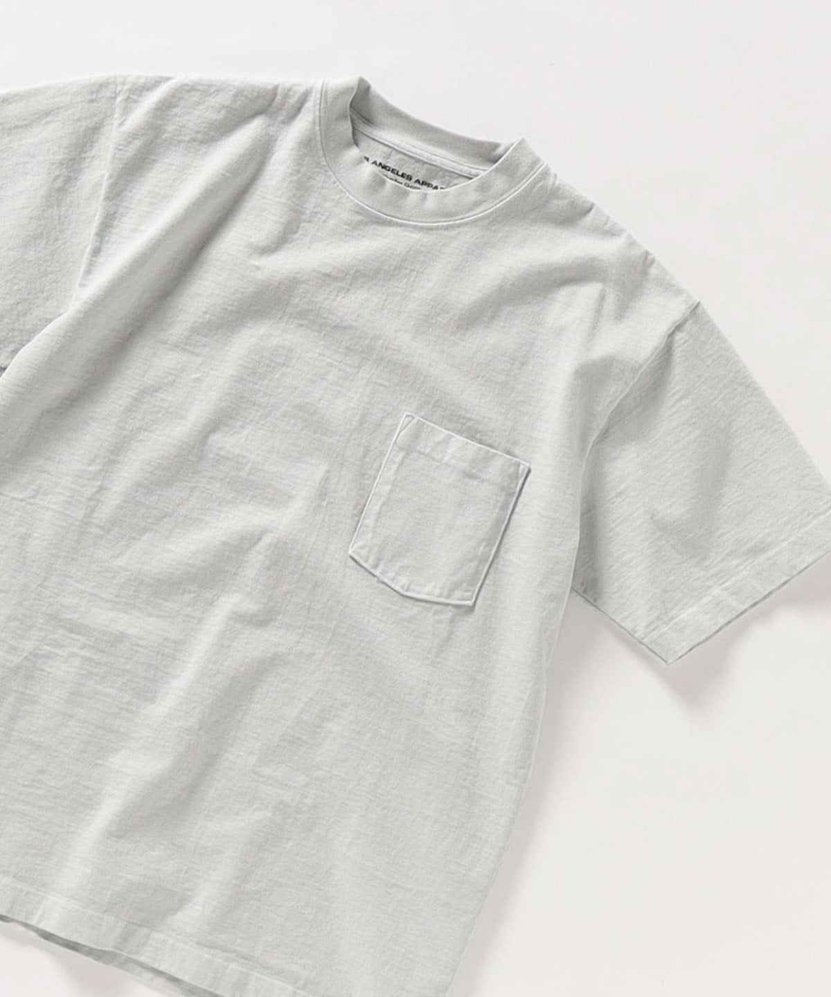 【SHIPS any別注】LOS ANGELES APPAREL: 8.5oz ヘビーウェイト ポケット Tシャツ  21SS