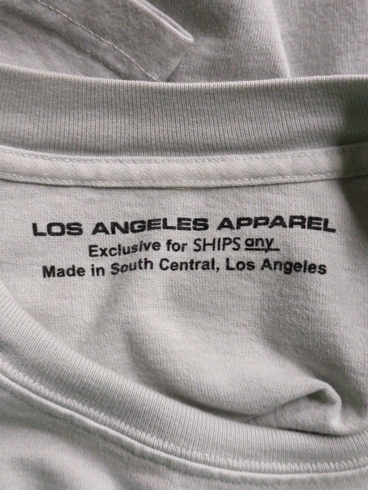 【SHIPS any別注】LOS ANGELES APPAREL: 8.5oz ヘビーウェイト ポケット Tシャツ  21SS