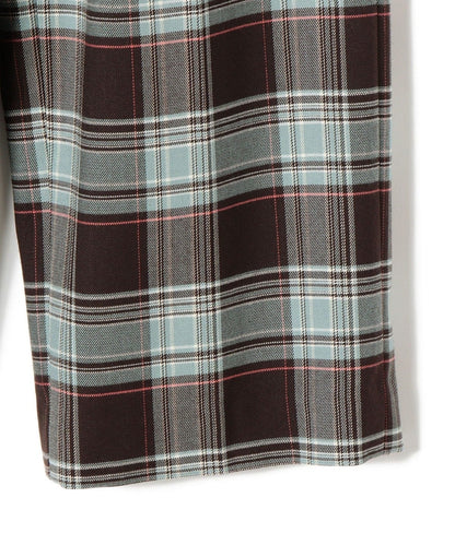 〈手洗い可能〉ウールチェックパンツ