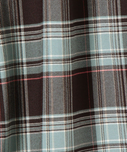 〈手洗い可能〉ウールチェックパンツ