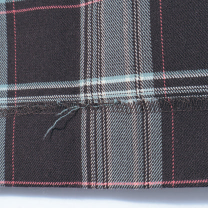 〈手洗い可能〉ウールチェックパンツ