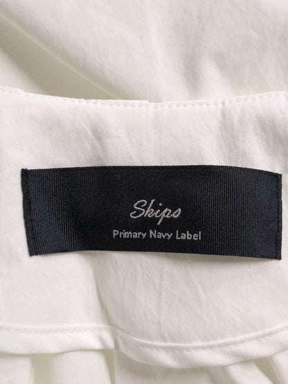 SHIPS Primary Navy Label:〈手洗い可能〉タイプライター ギャザー ブルゾン
