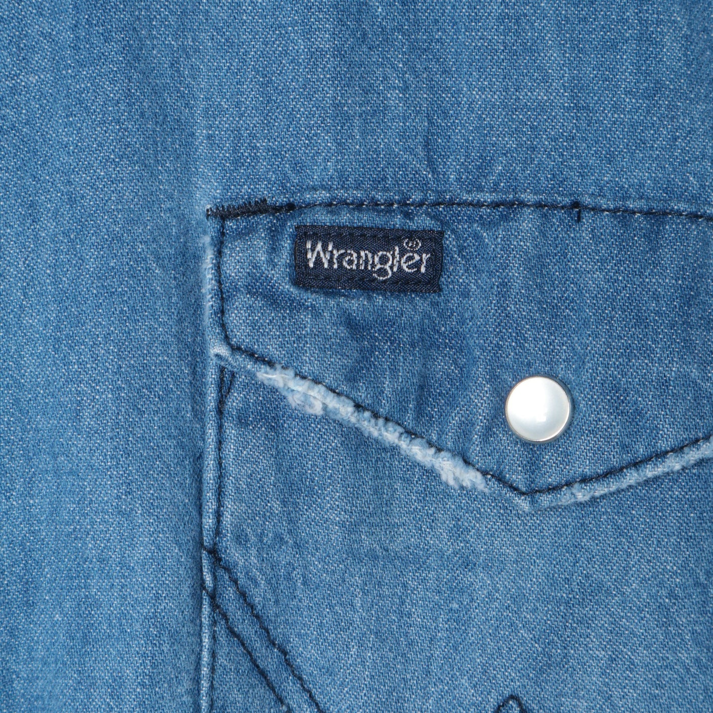 【SHIPS別注】Wrangler: ノーカラーデニムシャツワンピース
