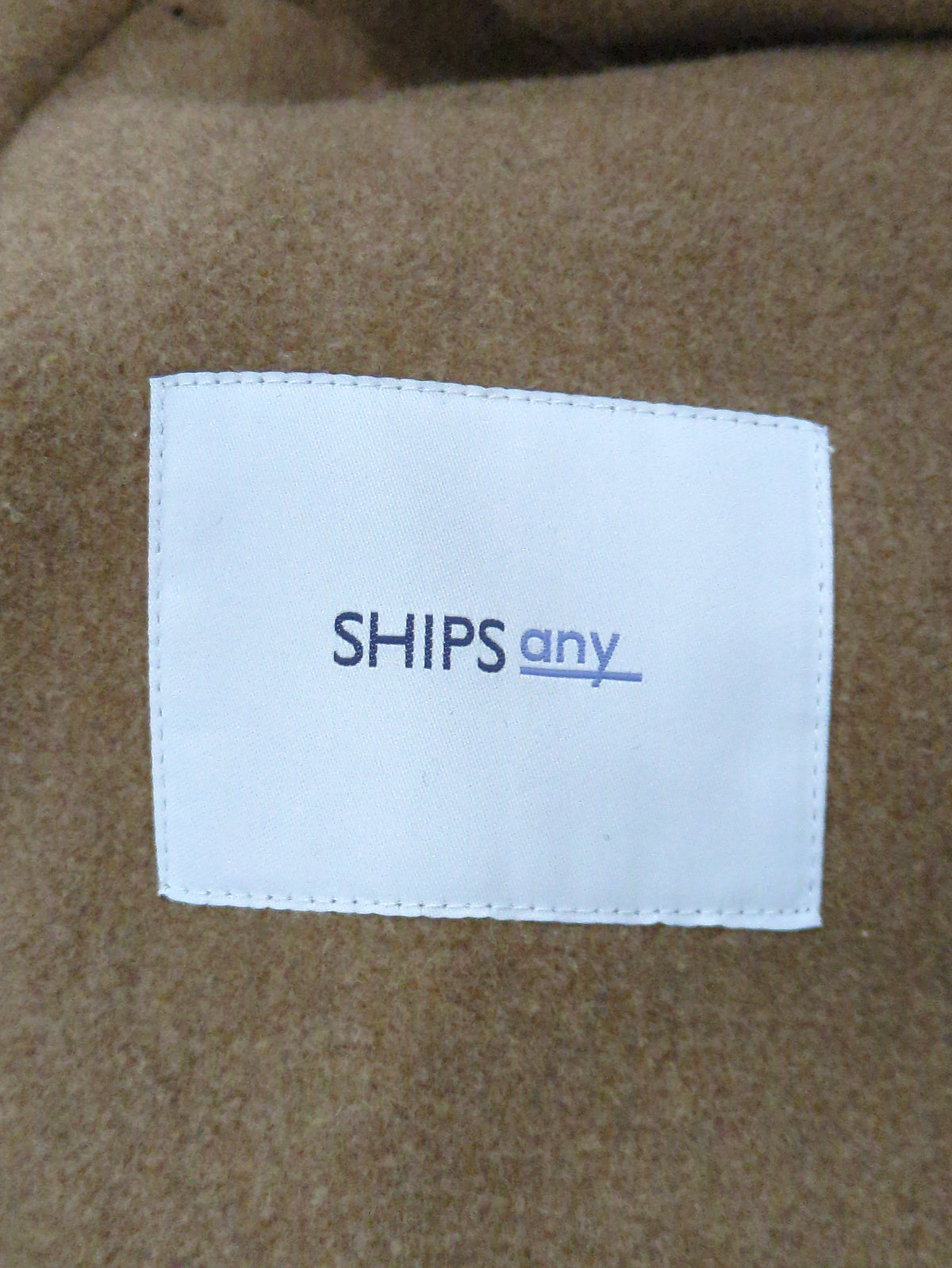 SHIPS any: リバー スタンドカラー ポンチョ ショート コート