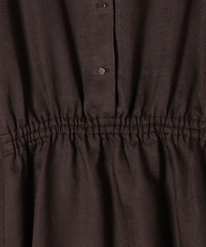 〈手洗い可能〉テレデランカットオフカラーワンピース