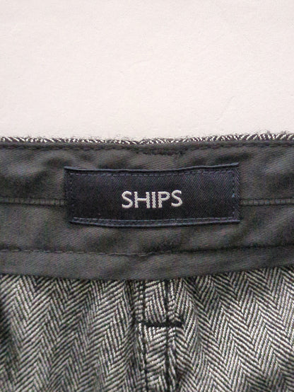 SHIPS: ウール テーパード チノパンツ