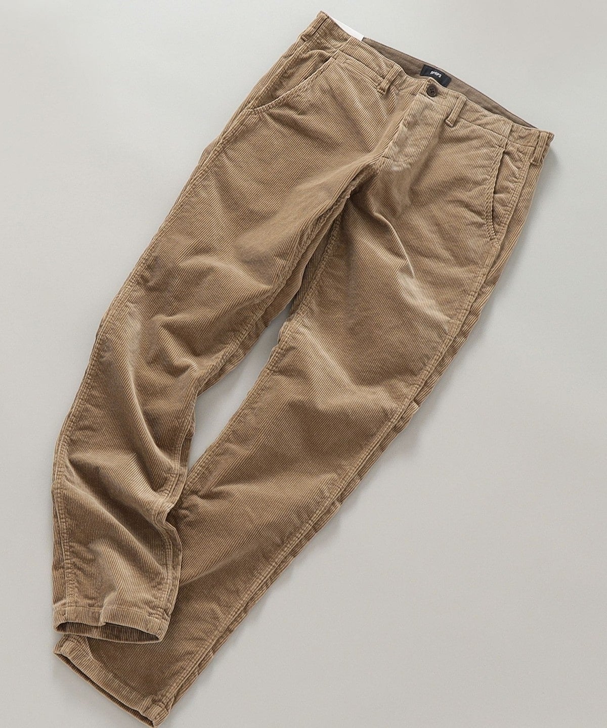 SHIPS:〈抗菌加工〉MADE IN JAPAN コーデュロイ テーパード チノパンツ