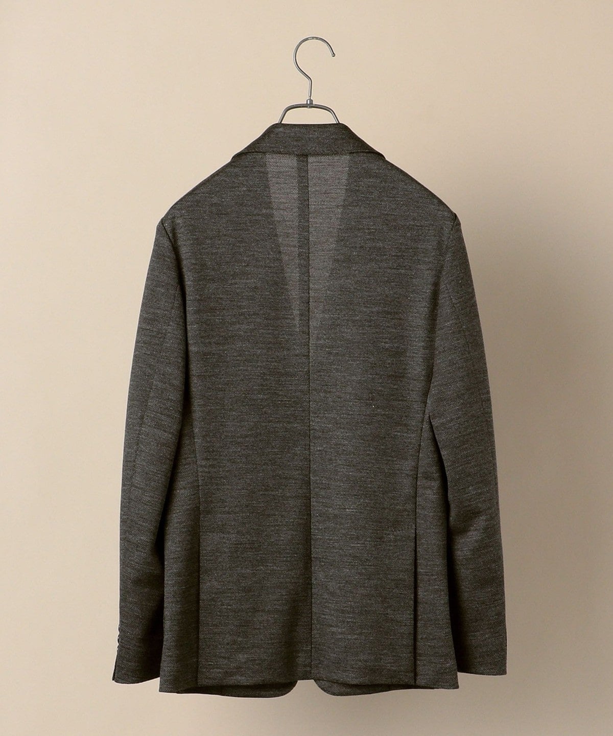 SD: 【手洗い可能】ジャージー ラミー ウォッシャブル チャコールグレー ジャケット