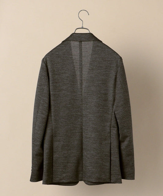 SD: 【手洗い可能】ジャージー ラミー ウォッシャブル チャコールグレー ジャケット