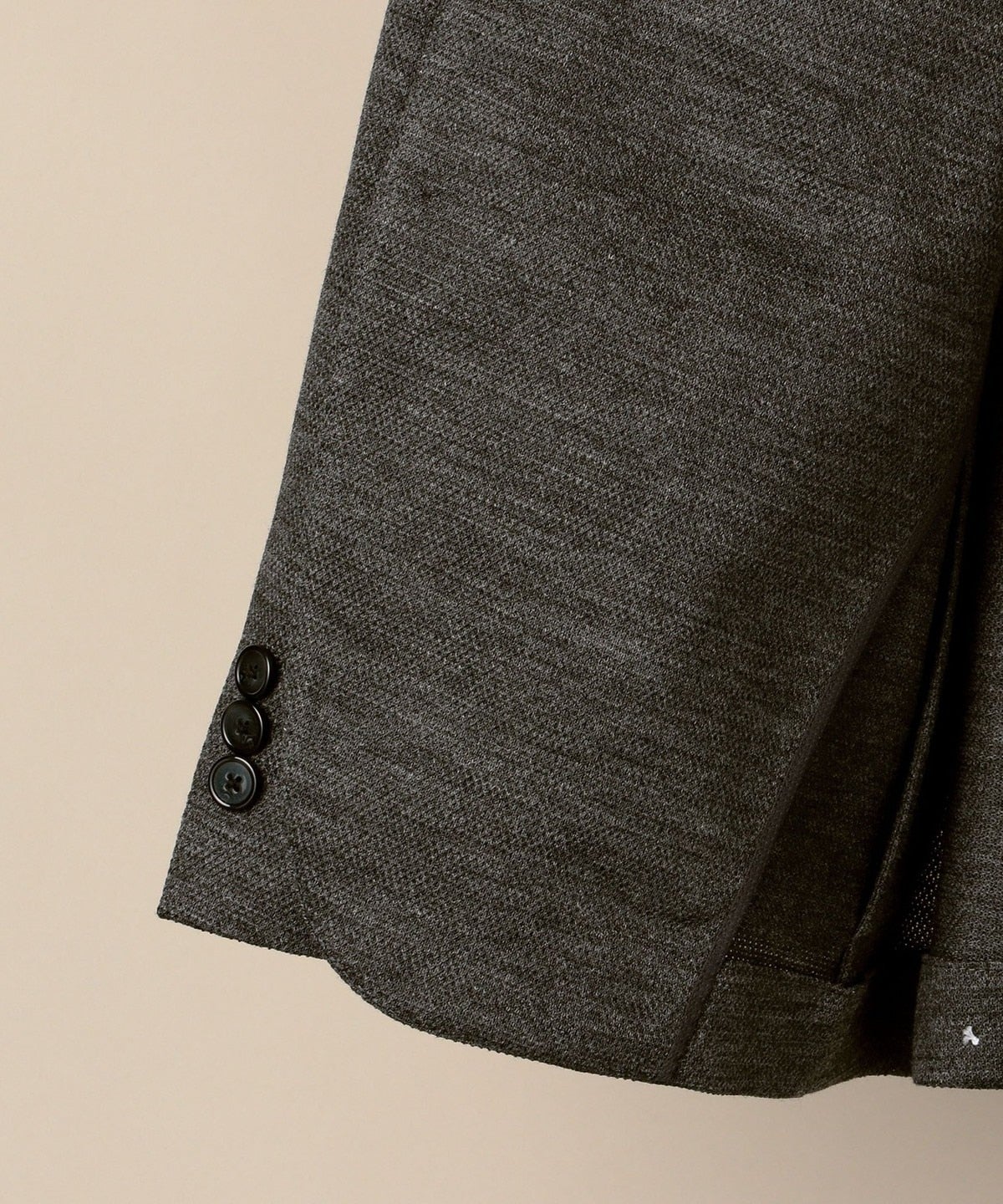 SD: 【手洗い可能】ジャージー ラミー ウォッシャブル チャコールグレー ジャケット