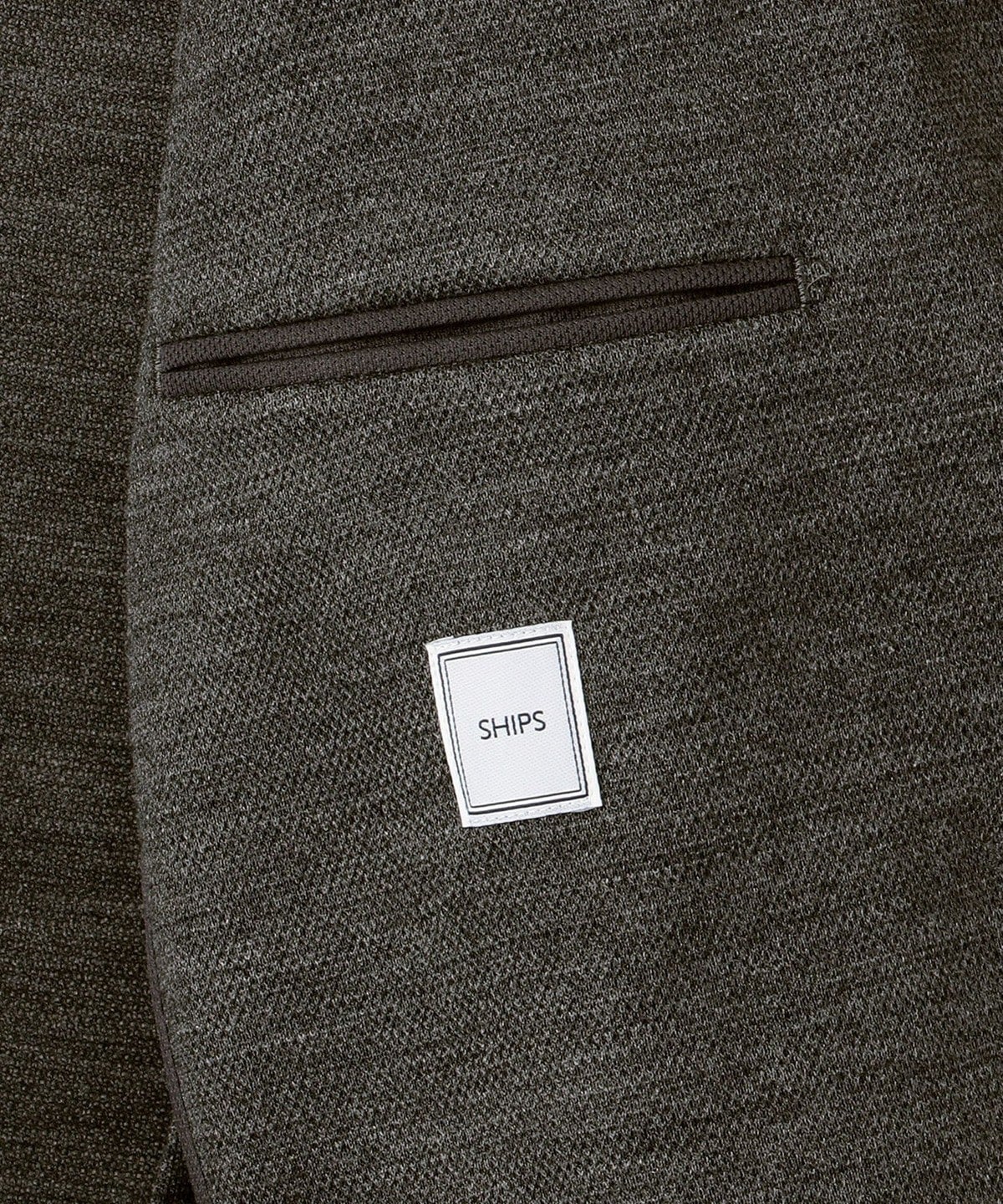 SD: 【手洗い可能】ジャージー ラミー ウォッシャブル チャコールグレー ジャケット