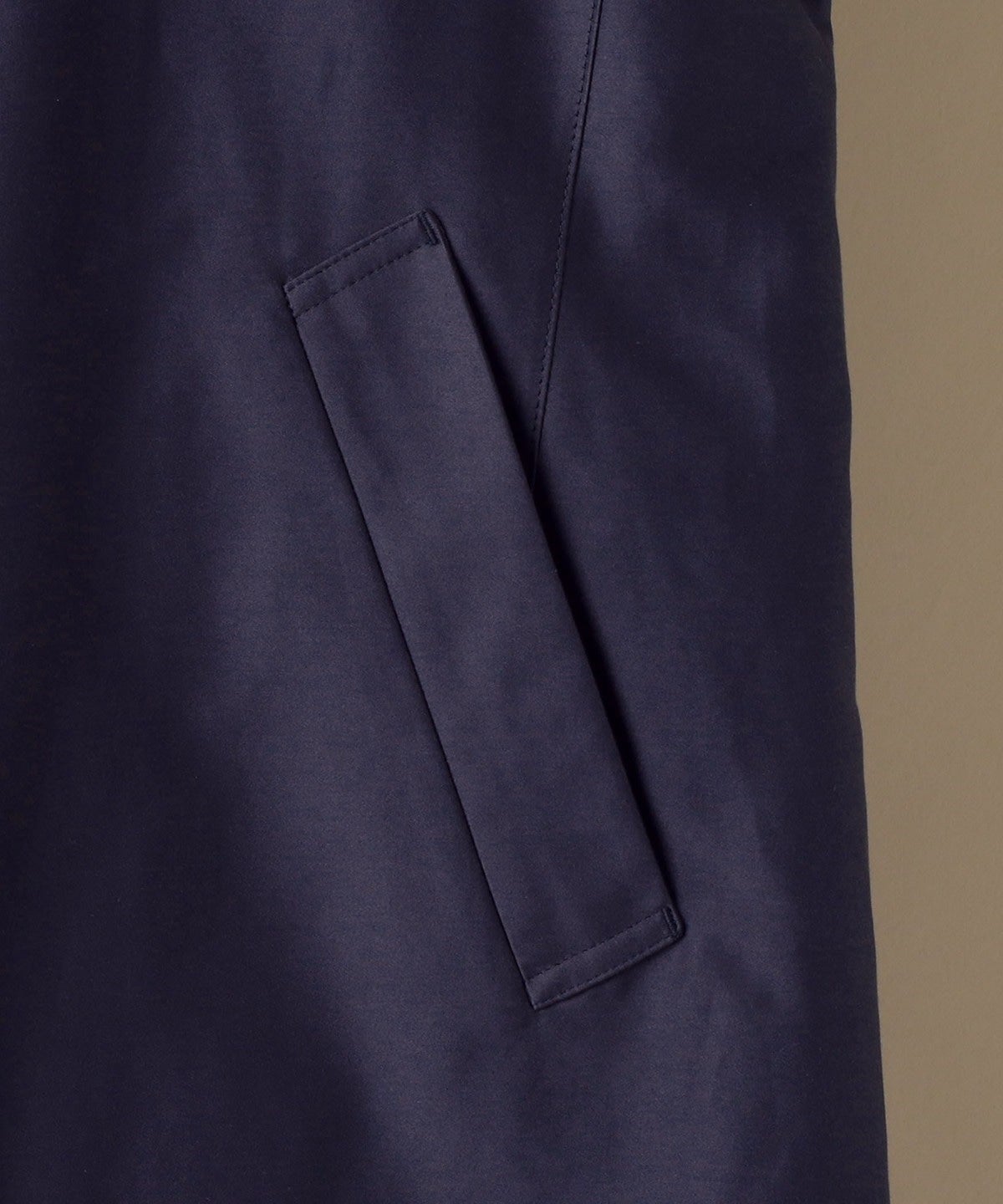 SHIPS: ロロピアーナ社製生地 【RAIN SYSTEM】コットン ステンカラーコート