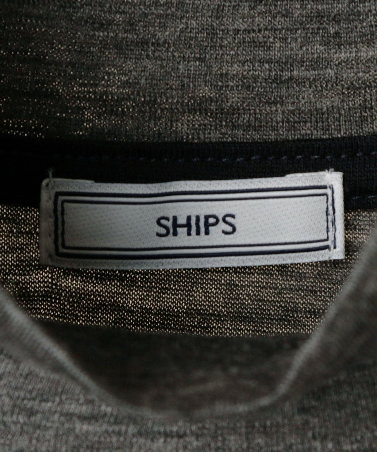 SHIPS: ウォッシャブル ウール モックネック ニットソー
