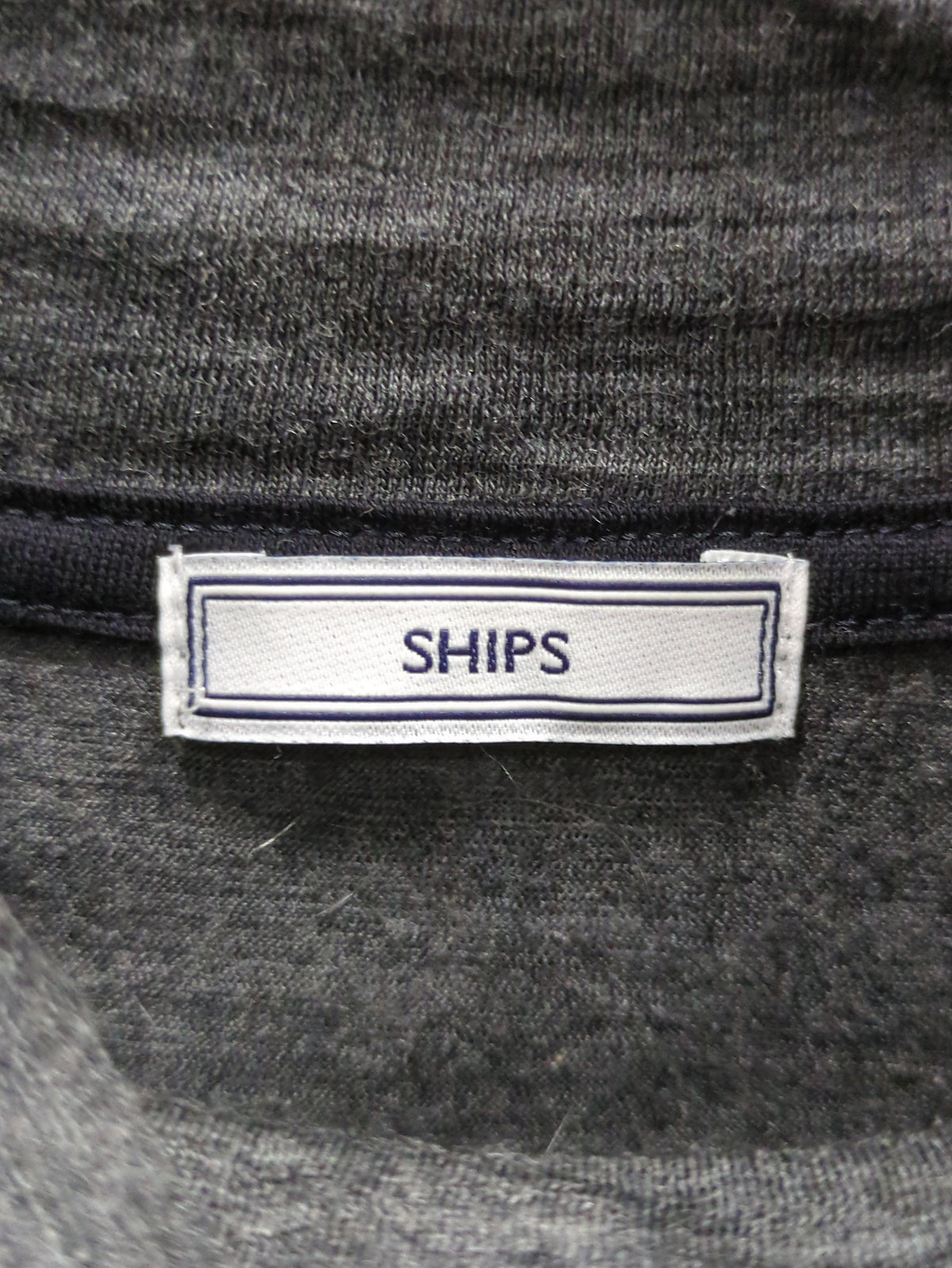 SHIPS: ウォッシャブル ウール モックネック ニットソー