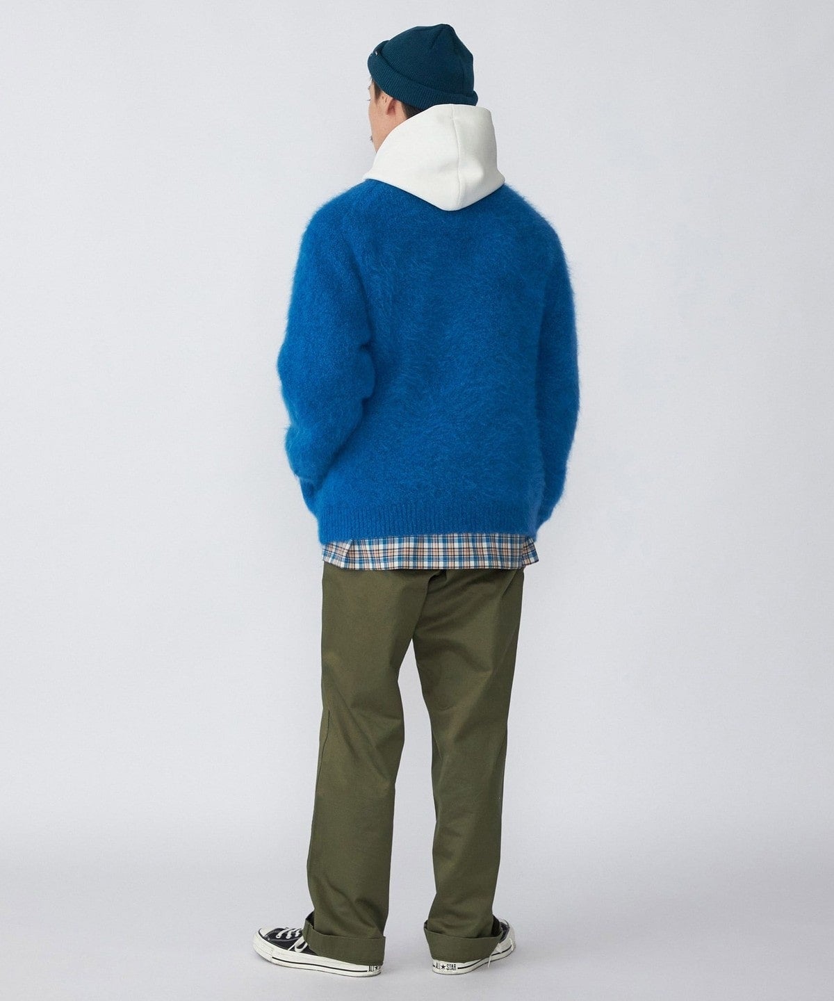 SHIPS: スリアルパカ Vネック カーディガン