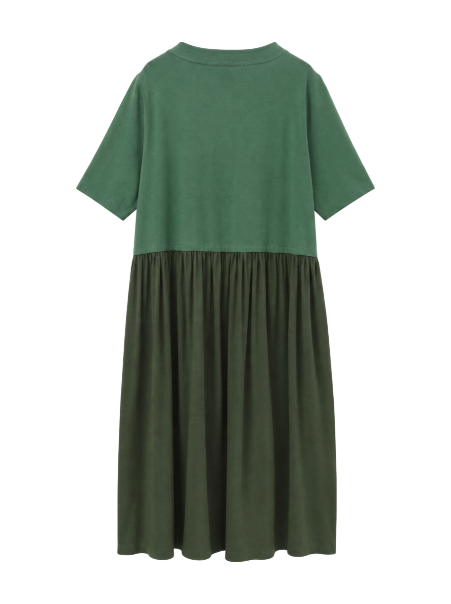 【WEB限定】ソフトタッチ切り替えワンピース
