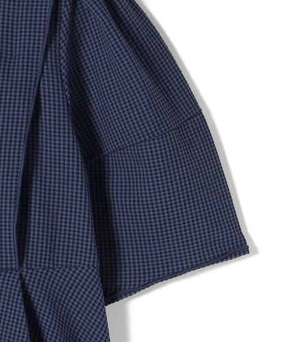 0 x ones:〈洗濯機可能〉サッカー ウエスト ペプラム ブラウス