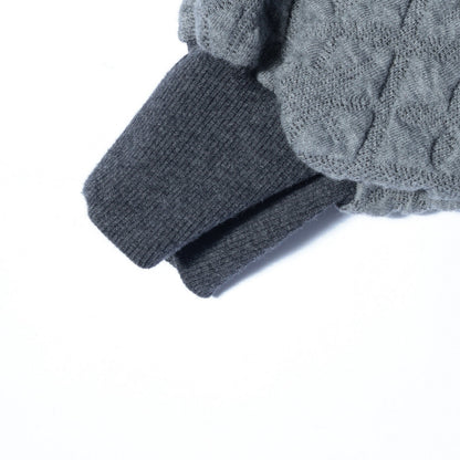 【WEB限定】〈手洗い可能〉キルティング ジャカード カーディガン
