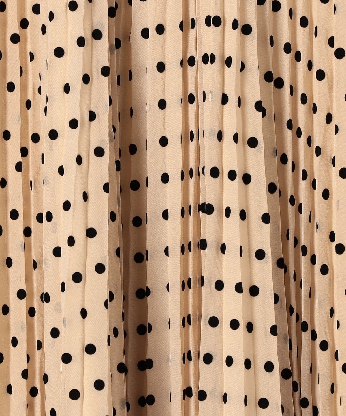 SHIPS any: フロッキー ドット ロング プリーツ スカート