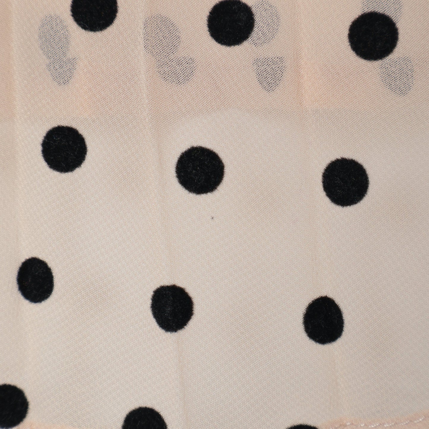 SHIPS any: フロッキー ドット ロング プリーツ スカート