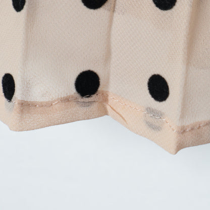 SHIPS any: フロッキー ドット ロング プリーツ スカート