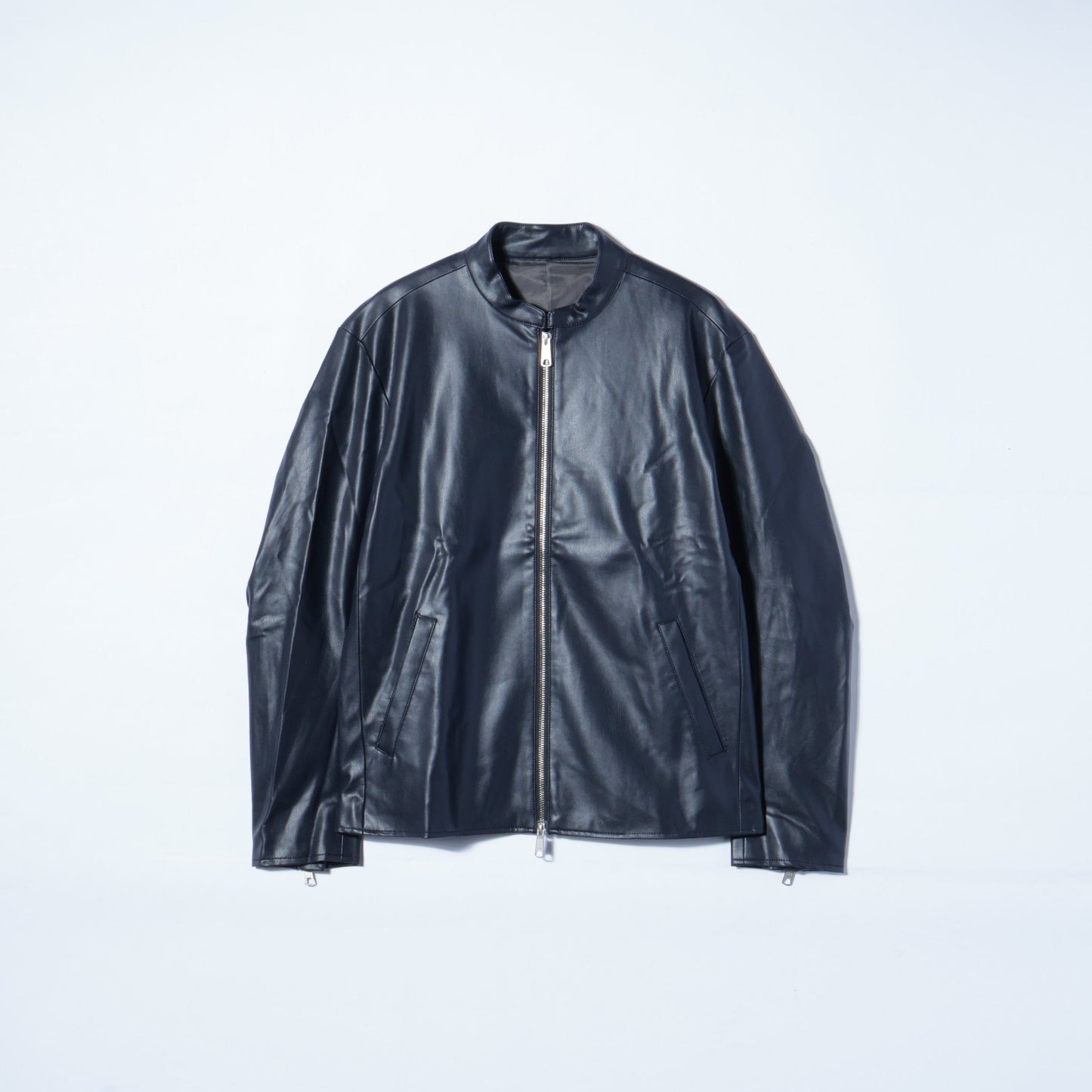 SHIPS: Synthetic Leather シングルライダース ジャケット