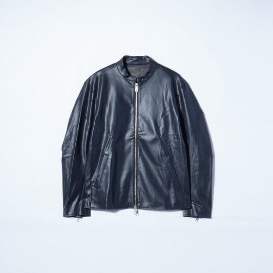 SHIPS: Synthetic Leather シングルライダース ジャケット