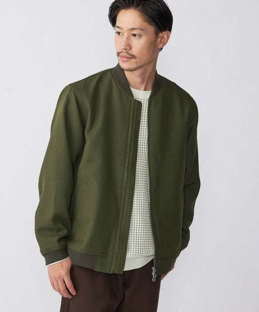 SHIPS: AERO CAPSULE(R) ギャバジン MA-1 リブ ブルゾン