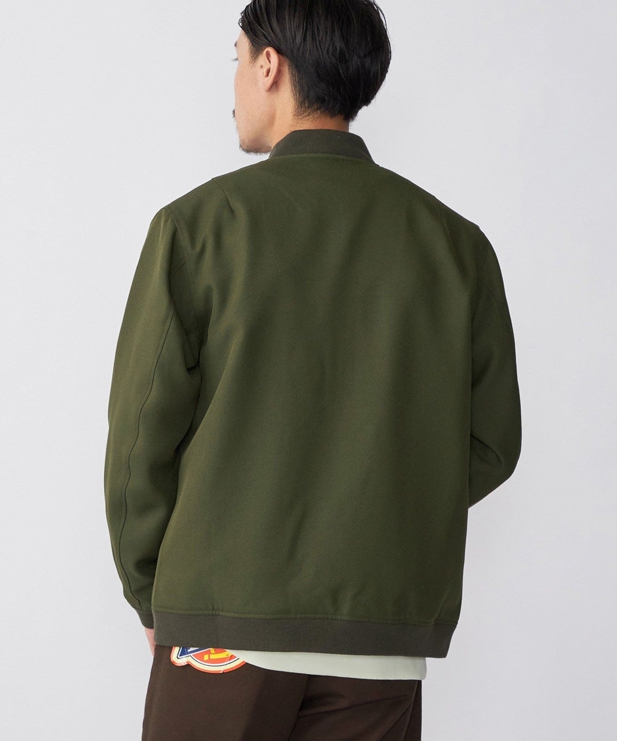 SHIPS: AERO CAPSULE(R) ギャバジン MA-1 リブ ブルゾン