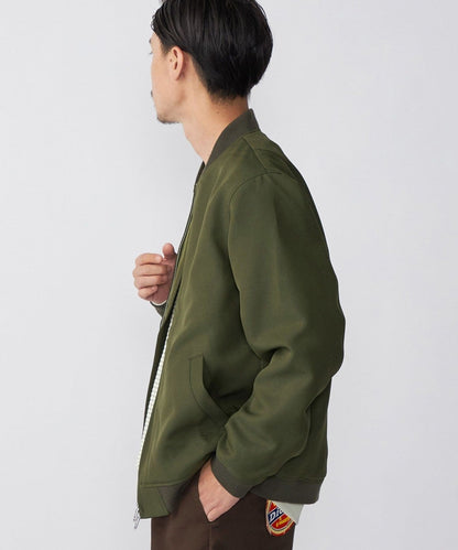 SHIPS: AERO CAPSULE(R) ギャバジン MA-1 リブ ブルゾン