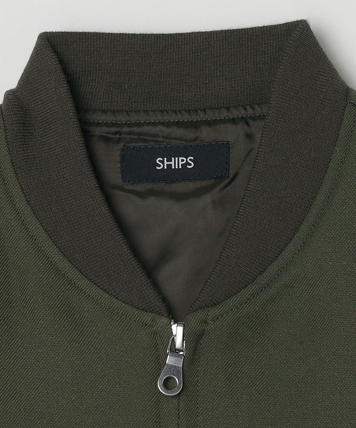 SHIPS: AERO CAPSULE(R) ギャバジン MA-1 リブ ブルゾン