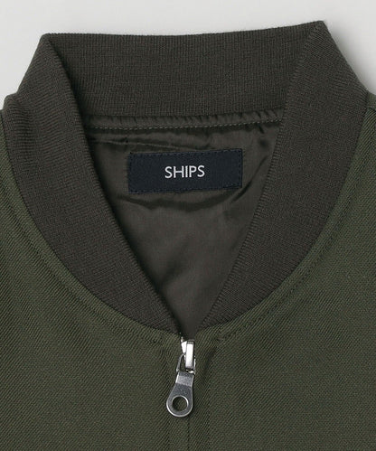 SHIPS: AERO CAPSULE(R) ギャバジン MA-1 リブ ブルゾン