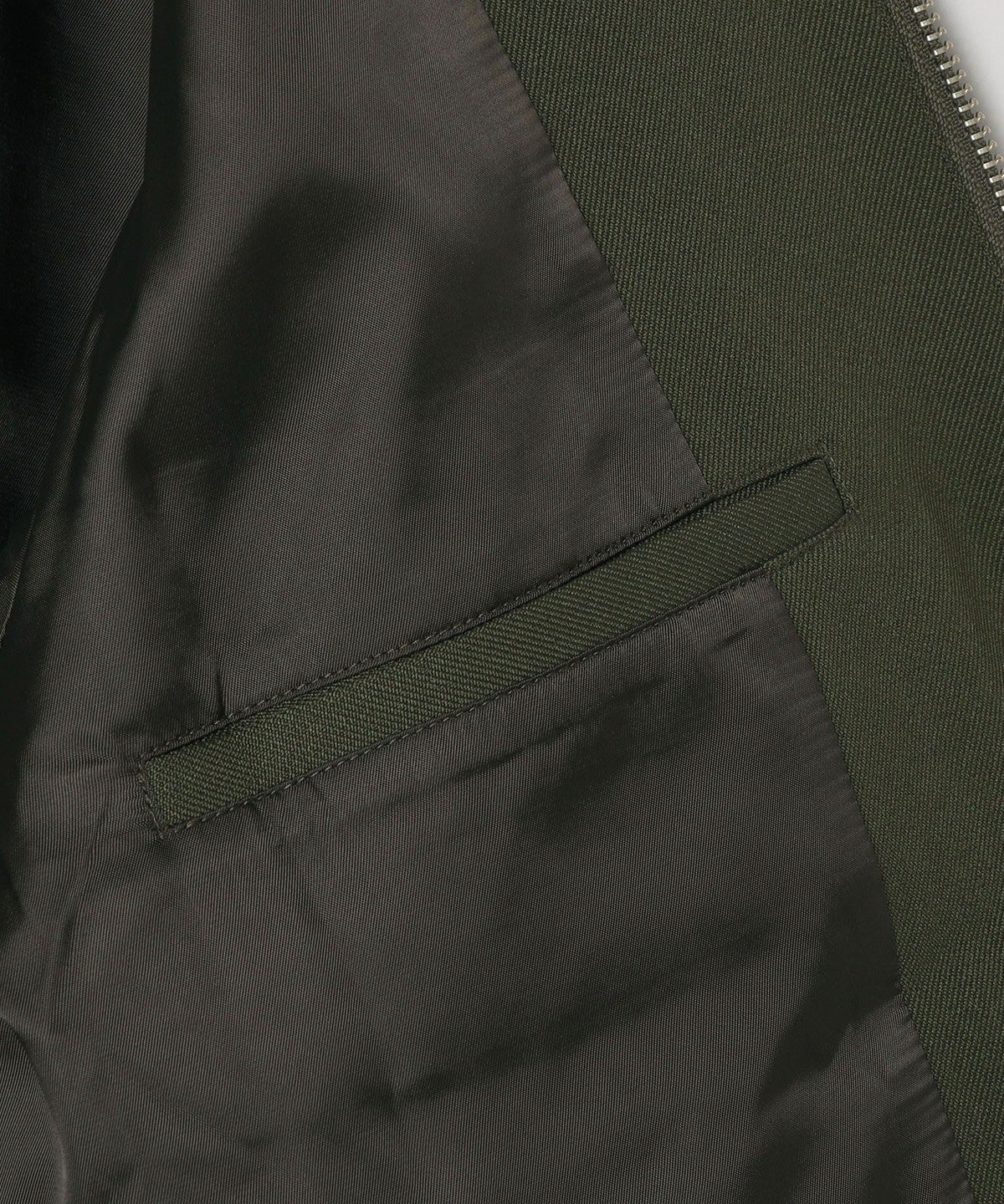 SHIPS: AERO CAPSULE(R) ギャバジン MA-1 リブ ブルゾン