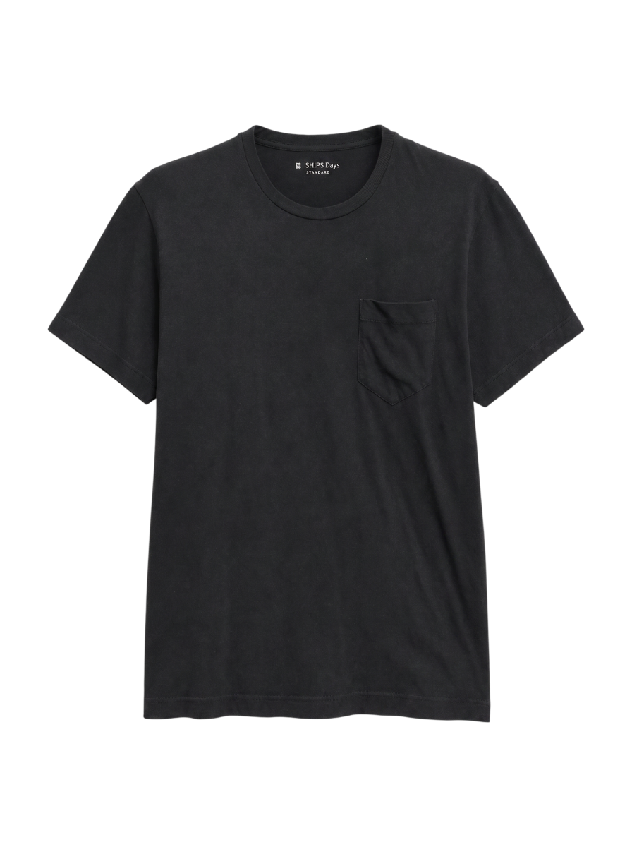 SHIPS Days STANDARD: ソフトコットン クルーネック Tシャツ