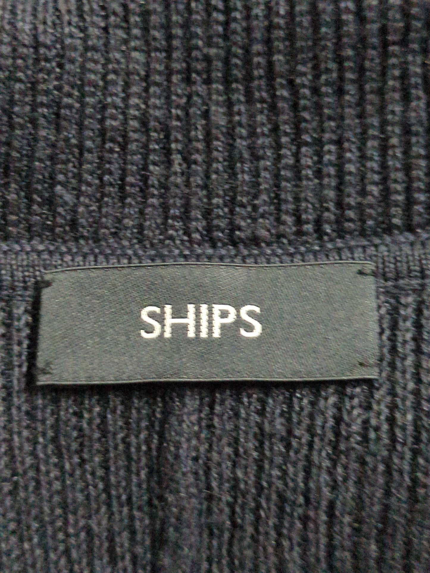 SHIPS:〈手洗い可能〉14ゲージ リネン ニット 2ボタン ジャケット