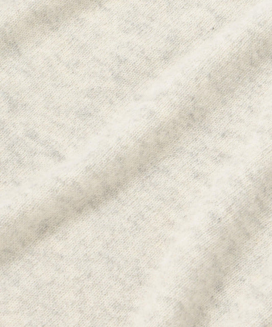 SHIPS: ホワイトカシミヤ クルーネック ニット