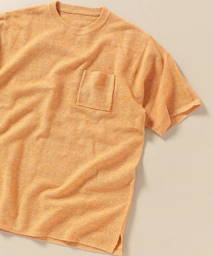 SHIPS: TEXBRID(R) LINIFICIO リネン ニット Tシャツ