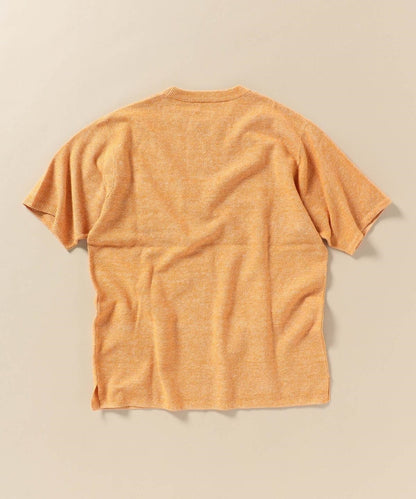 SHIPS: TEXBRID(R) LINIFICIO リネン ニット Tシャツ