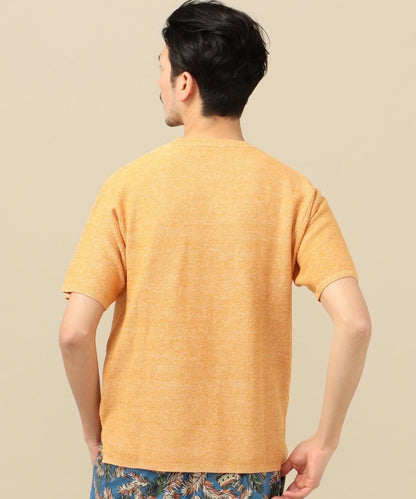 SHIPS: TEXBRID(R) LINIFICIO リネン ニット Tシャツ