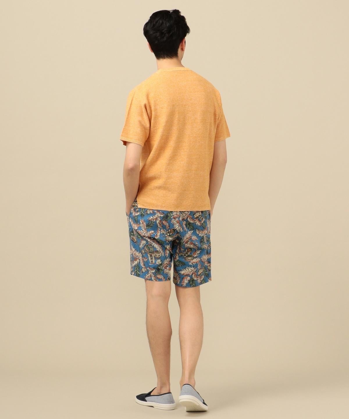 SHIPS: TEXBRID(R) LINIFICIO リネン ニット Tシャツ