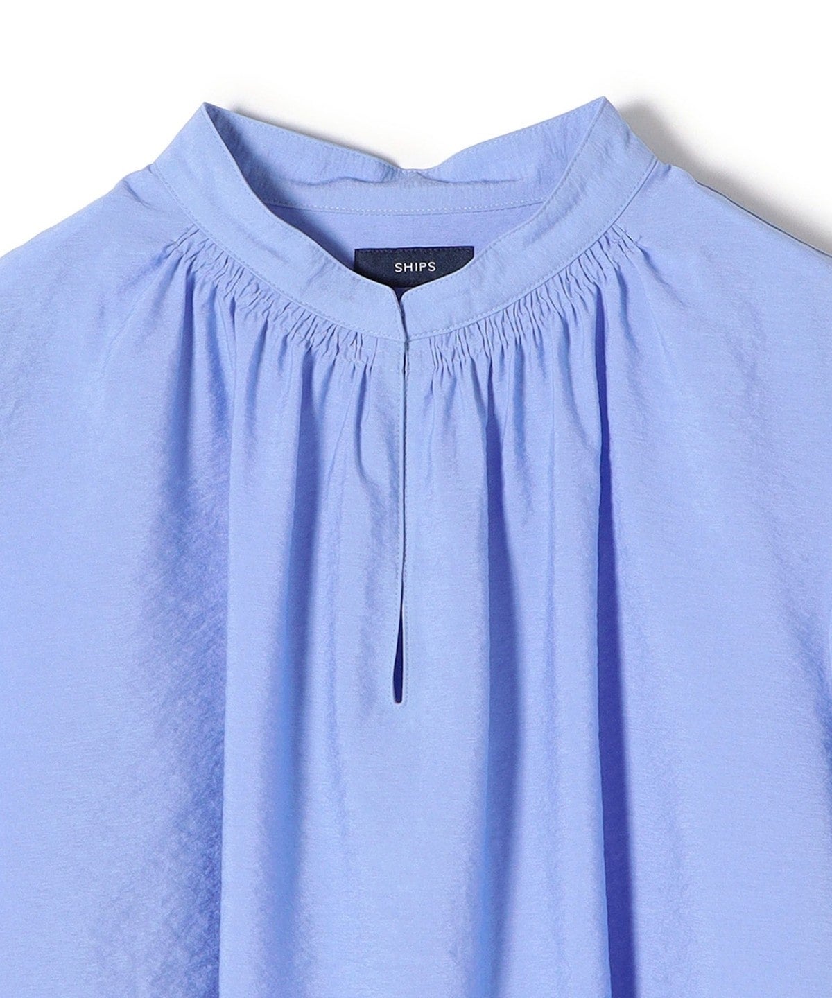 〈手洗い可能〉MANTECO ギャザーブラウス