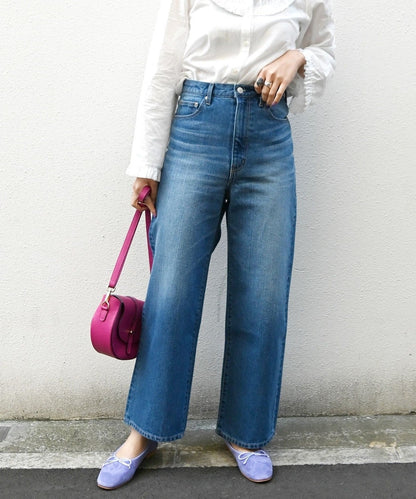 SHIPS any:〈ウォッシャブル〉ルーズ フィット デニム パンツ［SHIPS any DENIM］