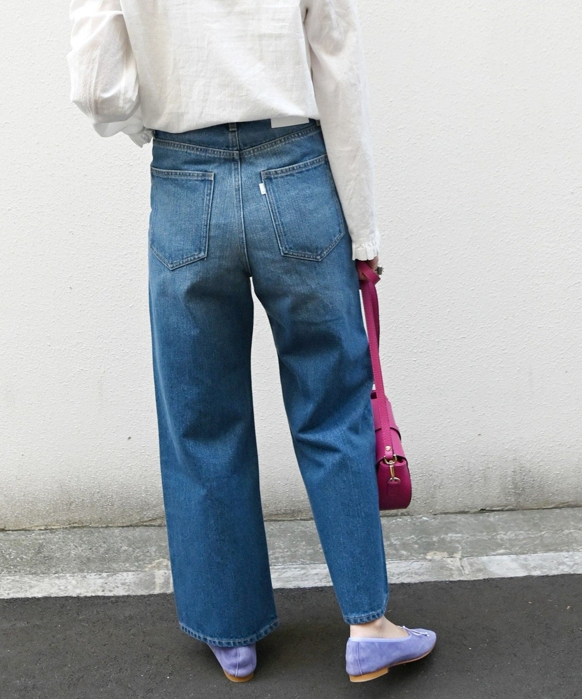 SHIPS any:〈ウォッシャブル〉ルーズ フィット デニム パンツ［SHIPS any DENIM］
