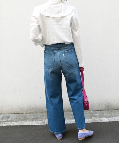 SHIPS any:〈ウォッシャブル〉ルーズ フィット デニム パンツ［SHIPS any DENIM］